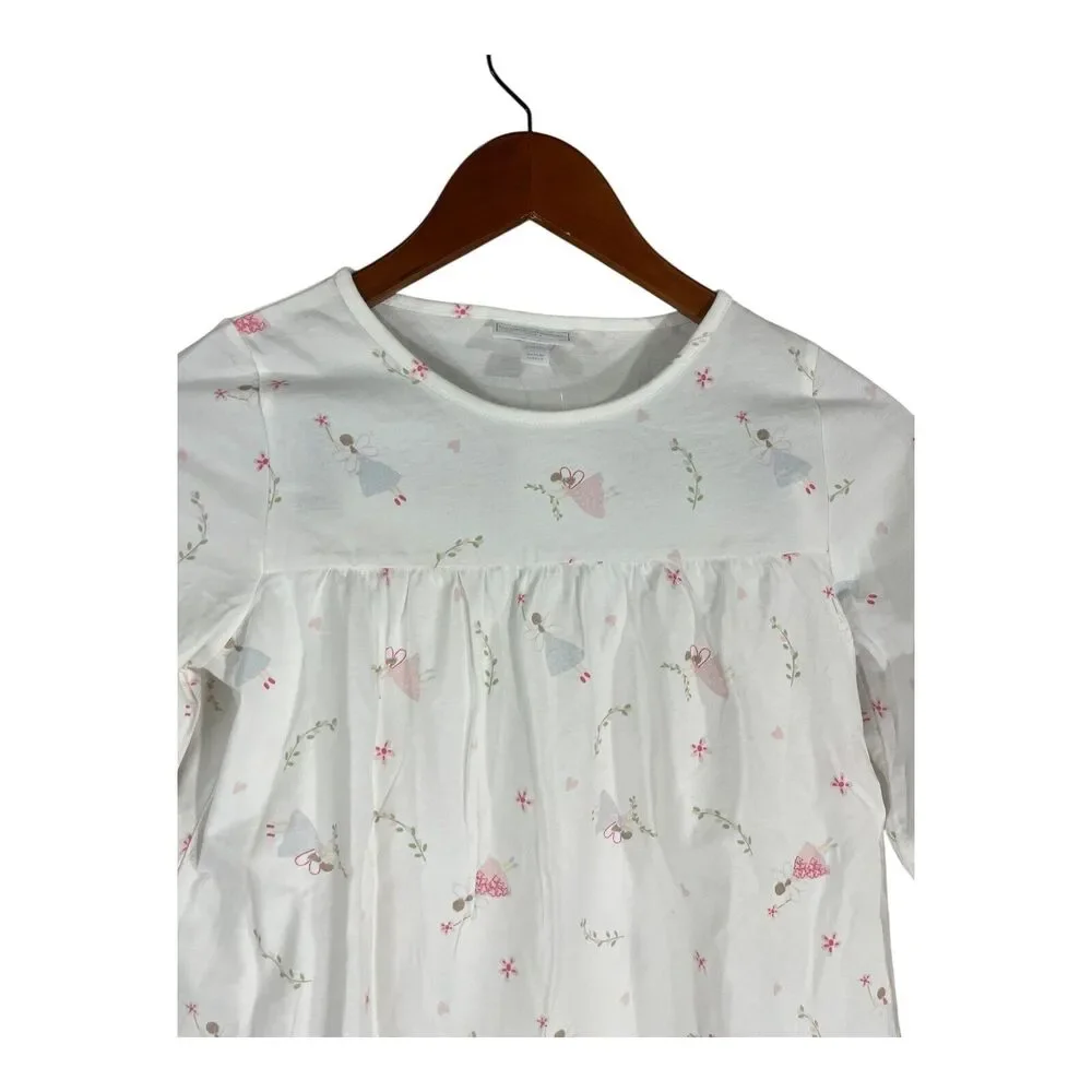NWT Little White Company Fairy Print Pajamas Girls 11-12 Years 100% Cotton